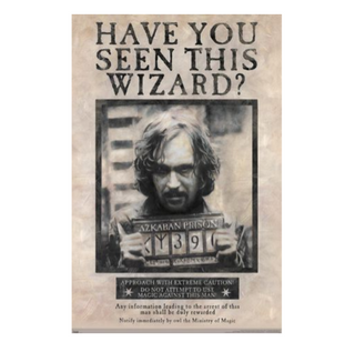 Poster Sirius Black Wanted